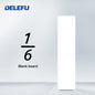 DELEFU Brasil 10A 20A Padrão Combinação Livre Branco 118mm * 72mm DIY Switch CAT6 Computador TV Telefone Satélite Tomada de Parede