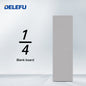 DELEFU Brasil 10A 20A Padrão Combinação Livre Cinza 118mm * 72mm DIY Switch CAT6 Computador TV Telefone Satélite Tomada de Parede