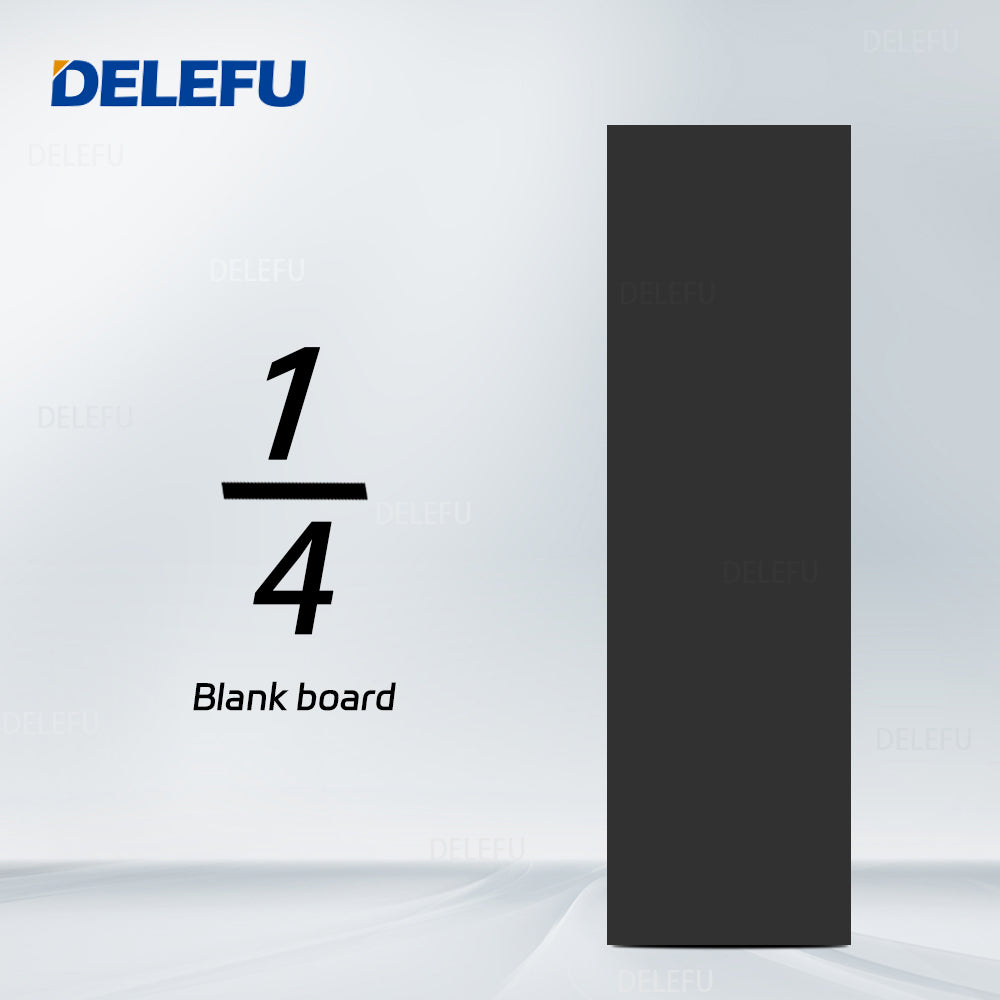DELEFU Brasil 10A 20A Padrão Combinação Livre Preto 118mm * 72mm DIY Switch CAT6 Computador TV Telefone Satélite Tomada de Parede
