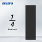 DELEFU Brasil 10A 20A Padrão Combinação Livre Preto 118mm * 72mm DIY Switch CAT6 Computador TV Telefone Satélite Tomada de Parede