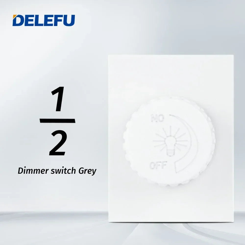 DELEFU Brazil Italian Chile Mexico Standard Free Combination Function USB Type C Key DIY Switch Socket 4*2 White 4*4 Fast Charge