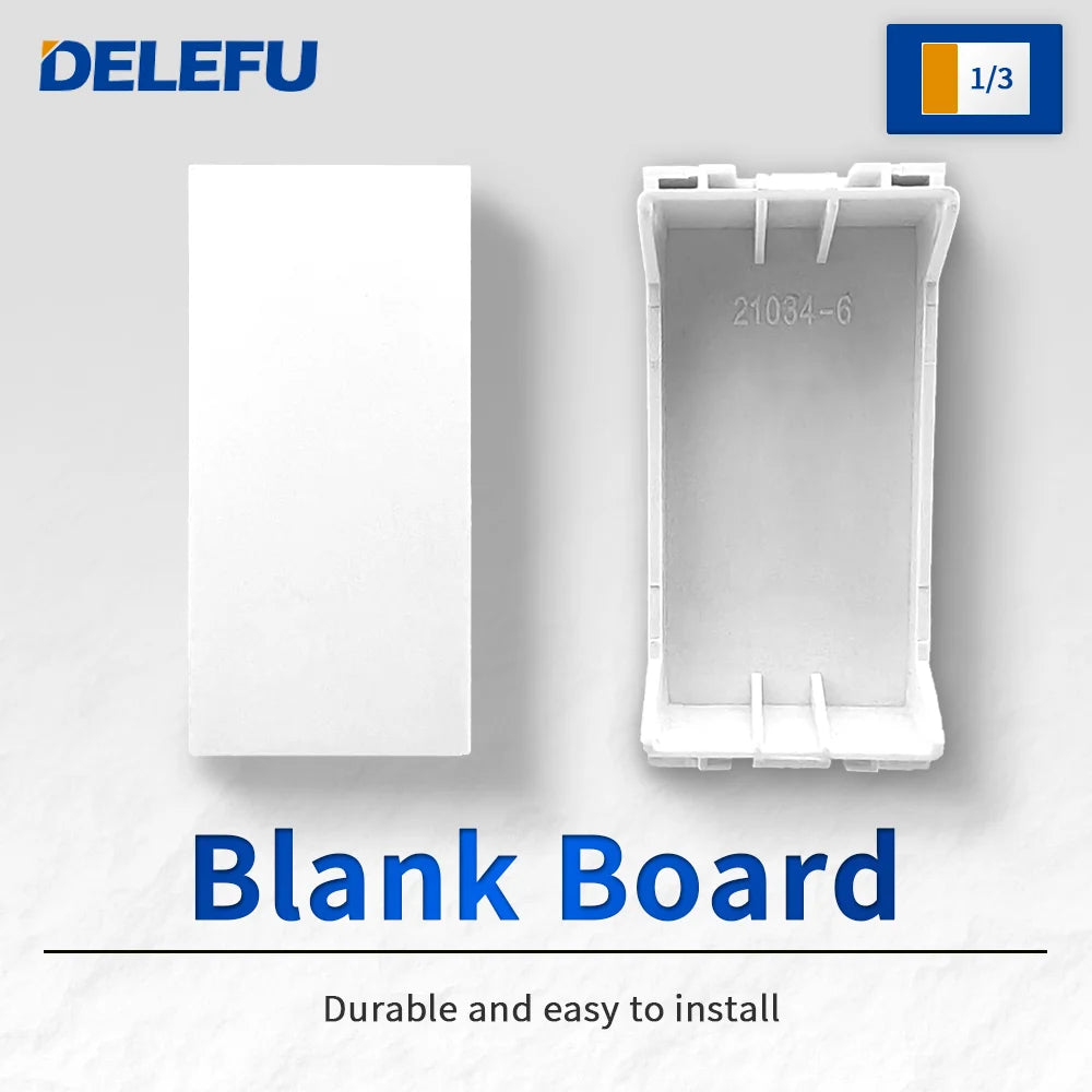 DELEFU Brazil Italian Chile Mexico Standard Free Combination Function USB Type C Key DIY Switch Socket 4*2 White 4*4 Fast Charge