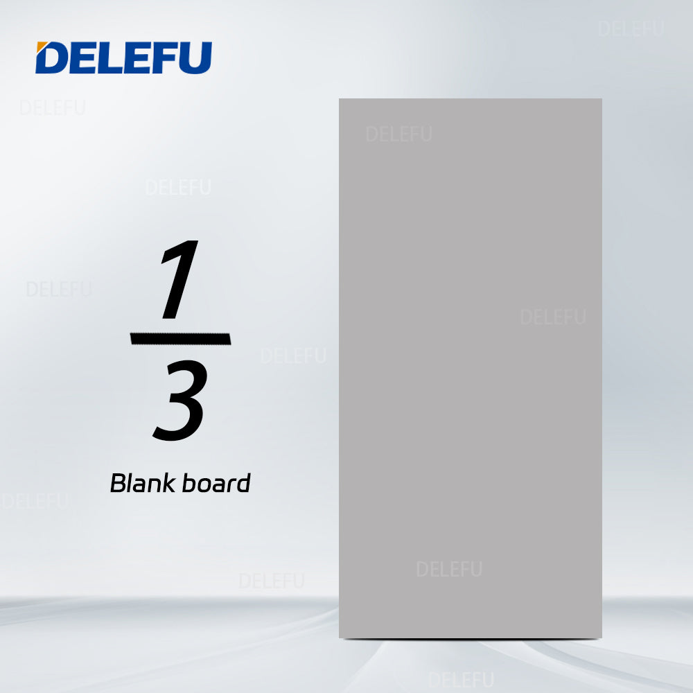 DELEFU Brasil 10A 20A Padrão Combinação Livre Cinza 118mm * 72mm DIY Switch CAT6 Computador TV Telefone Satélite Tomada de Parede