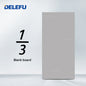 DELEFU Brasil 10A 20A Padrão Combinação Livre Cinza 118mm * 72mm DIY Switch CAT6 Computador TV Telefone Satélite Tomada de Parede